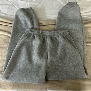 Shein Elastic Waist Grey Sweatpants